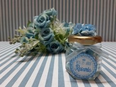Souvenir Frascos Personalizado Con Florcitas Y Pastillita - tienda online