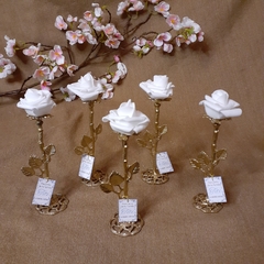souvenir rosa tallo 10 cm - tienda online