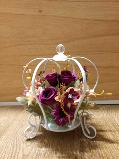 Imagen de Centro de mesa corona con flores