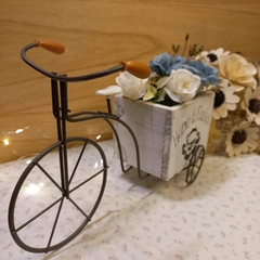 Bicicleta vintage con flores - comprar online