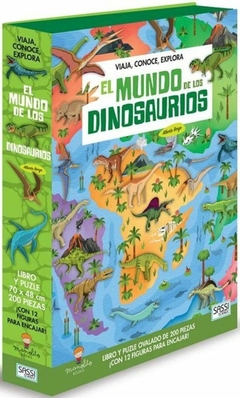 El mundo de los dinosaurios - Libro + Puzle 200 piezas