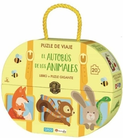 El autobús de los animales - Libro + Puzle gigante