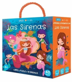 Las sirenas. Libro + Puzle + 10 sirenas