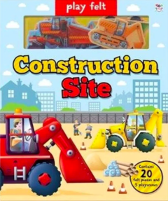 Construction site - Soft felt play book