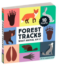 Forest tracks: What animal am I? Lift-the-Flap board book