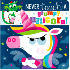 Never touch a grumpy unicorn!