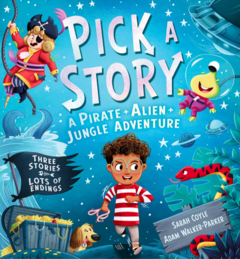 Pick a story. A pirate+Alien+Jungle Adventure