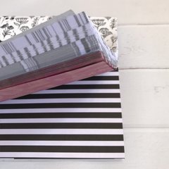 Block surtido "Black and white" 15x15 cm 120 papeles - tienda online