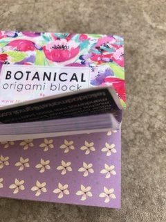 Block surtido "Botanical" ( 120 papeles tamaño 10x10 cm)