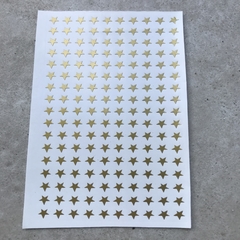 Origami make up! plancha de estrellitas doradas autoadhesivas - comprar online