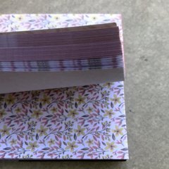 Imagen de Block surtido para origami "Pastel Flowers (120 papeles tamaño 10x10 cm)