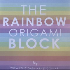 Block surtido Bifaz "RAINBOW" ( 120 papeles tamaño 15x15 cm) - comprar online