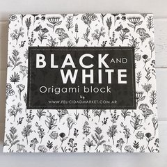 Block surtido "Black and white" 15x15 cm 120 papeles