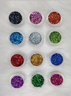 Kit com 12 glitter holográficos 02 - comprar online