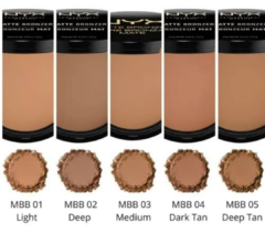 Nyx Bronzer Matte - LIGHT 01 - comprar online