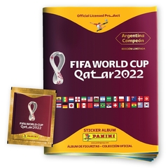 PACK CAMPEON MUNDIAL (1 álbum + 25 sobres de figuritas FIFA WORLD CUP QATAR 2022 + POSTER CAMPEON MUNDIAL DE REGALO) - Tienda Oficial Panini Argentina 