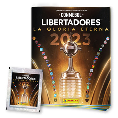 PACK PROMO 1 album + 100 sobres de figuritas CONMEBOL COPA LIBERTADORES 2023