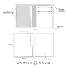 PORTA DOCUMENTOS NISHI CAMEL II - loja online