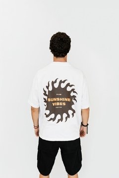 REMERA SUNSHINE VIBES BLANCA - comprar online