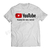 Camiseta Youtube - Personalize - loja online