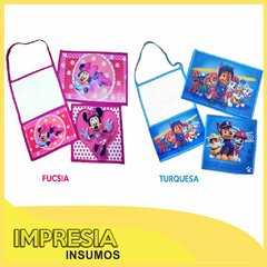 PROMO - 10 Sets para jardin de tela (con bordes bies de colores)