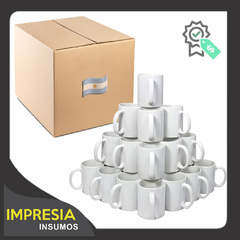 PROMO - 36 Tazas ceramicas rectas nacionales - comprar online