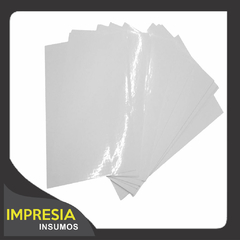 Papel Autoadhesivo Blanco PET RC Microporoso Resist. al Agua 120 grs - Hoja Suelta