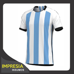 Camisetas de futbol de argentina (set deportivo talles 1 al 5)