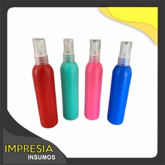 Envases de colores con atomizador (aptos alcohol)