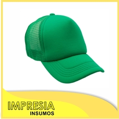 Gorras trucker para ninos lisas de un solo color