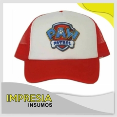 Gorras trucker para adultos de un color y frente blanco