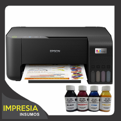 Multifuncion Epson ecotank L3210 + 4 botellas de tinta de sublimacion