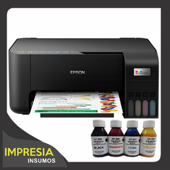 Multifuncion Epson ecotank L3250 + 4 botellas de tinta de sublimacion