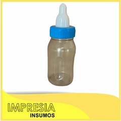 Envases mamadera con tapa plastica tipo biberon