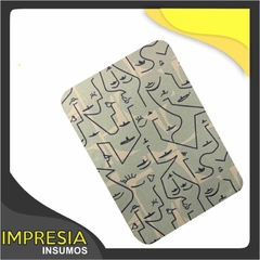 Mouse pad circulares de simil neoprene. Medidas: 18cm de diametro.