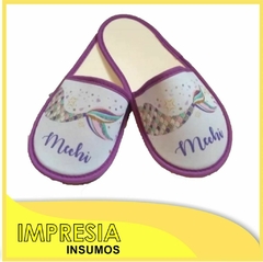 Pantuflas de simil neoprene economicas