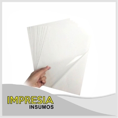 Papel Foto Semitransparente Adhesivo - 150grs - Resma de 20 hojas - A4