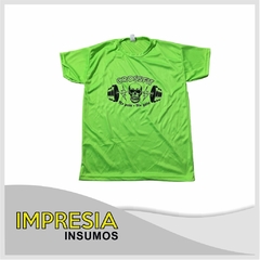 Remeras fluo de spum