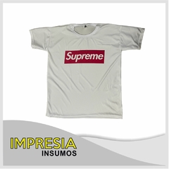 Remeras de set deportivo color blanco