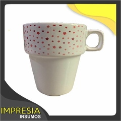 Tazas ceramicas con borde