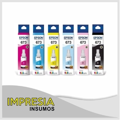 Epson Tinta original en caja T6735 Light Cyan (Botella 70cc para L800 / L805 / L850 / L1800)