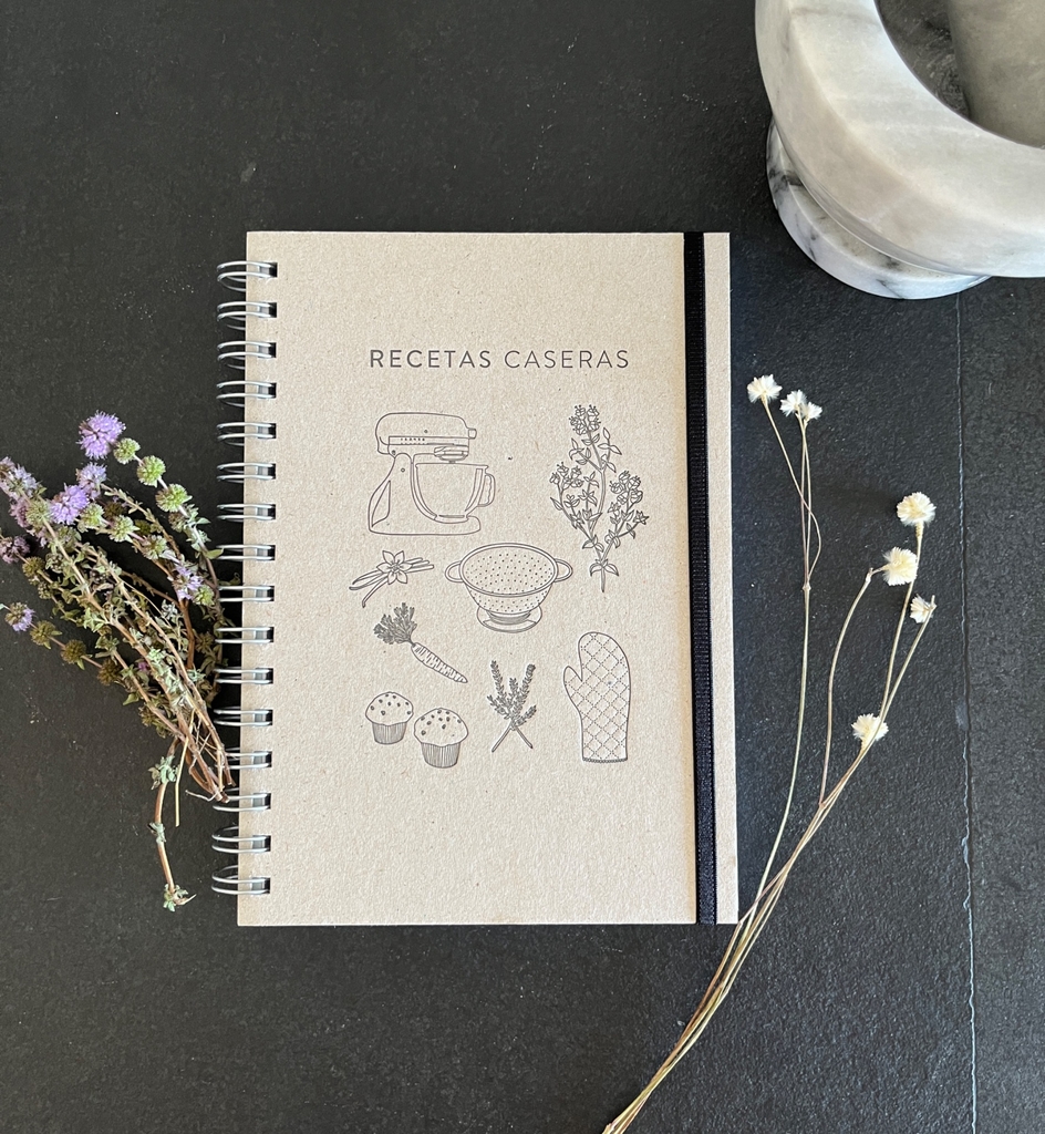 Cuaderno de Recetas Caseras A5 - Mil Letterpress