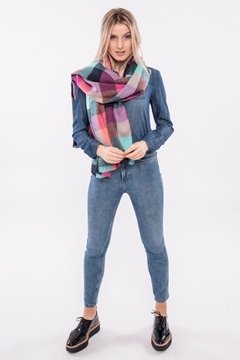 Pashmina Damero Pastel - Vikland