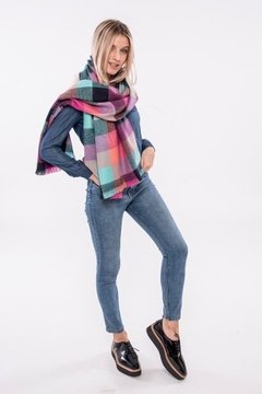 Pashmina Damero Pastel