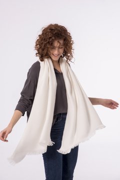 PASHMINA LISO CREMA