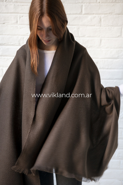 PASHMINA LISO MARRON - Vikland