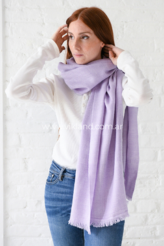 PASHMINA LISO LAVANDA - Vikland