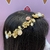 Arranjo Dourado com Flores para Penteado | Pìstache Acessórios