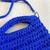 Bolsa Azul Bag Lateral em Crochê - comprar online