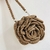 Bolsa de Mão de Flor de Crochê Marrom | Pistache Acessórios